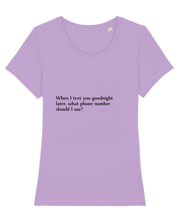 when i text goodnight... Lavender Dawn