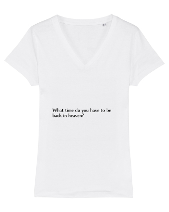 what time do you have to be... White