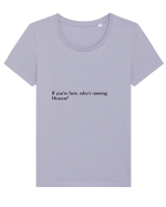 if you re here ... Tricou mânecă scurtă guler larg fitted Damă Expresser