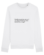 would you grab my arm... Bluză mânecă lungă Unisex Rise