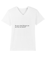 are you a loan?... Tricou mânecă scurtă guler V Bărbat Presenter