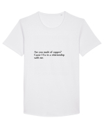 are you made of copper... Tricou mânecă scurtă guler larg Bărbat Skater