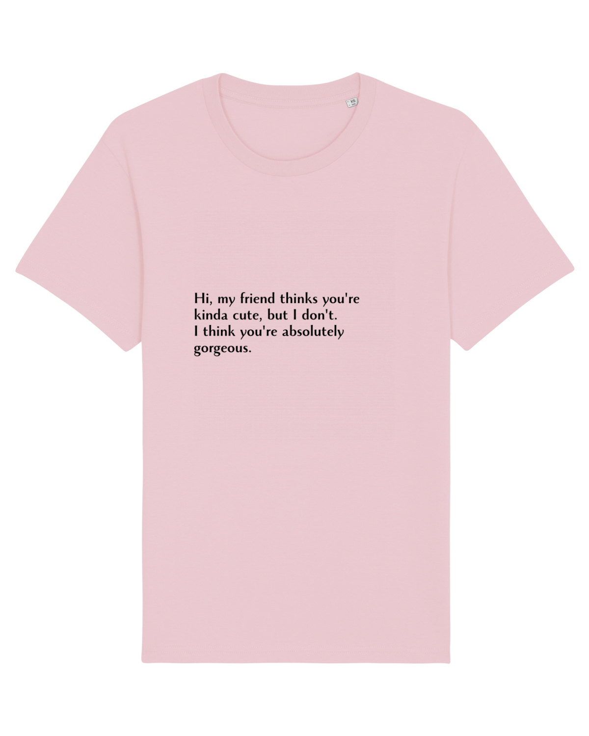 Tricou mânecă scurtă Unisex Rocker Cotton Pink
