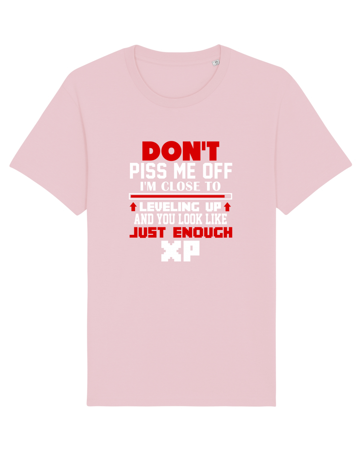 Tricou mânecă scurtă Unisex Rocker Cotton Pink