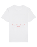 know what s on the menu? Tricou mânecă scurtă Unisex Rocker