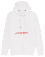 don t tease me unless... Hanorac cu fermoar Unisex Connector