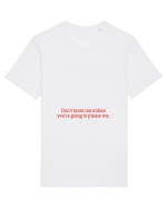 don t tease me unless... Tricou mânecă scurtă Unisex Rocker