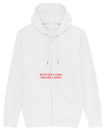 physically a virgin, mentally a whore Hanorac cu fermoar Unisex Connector