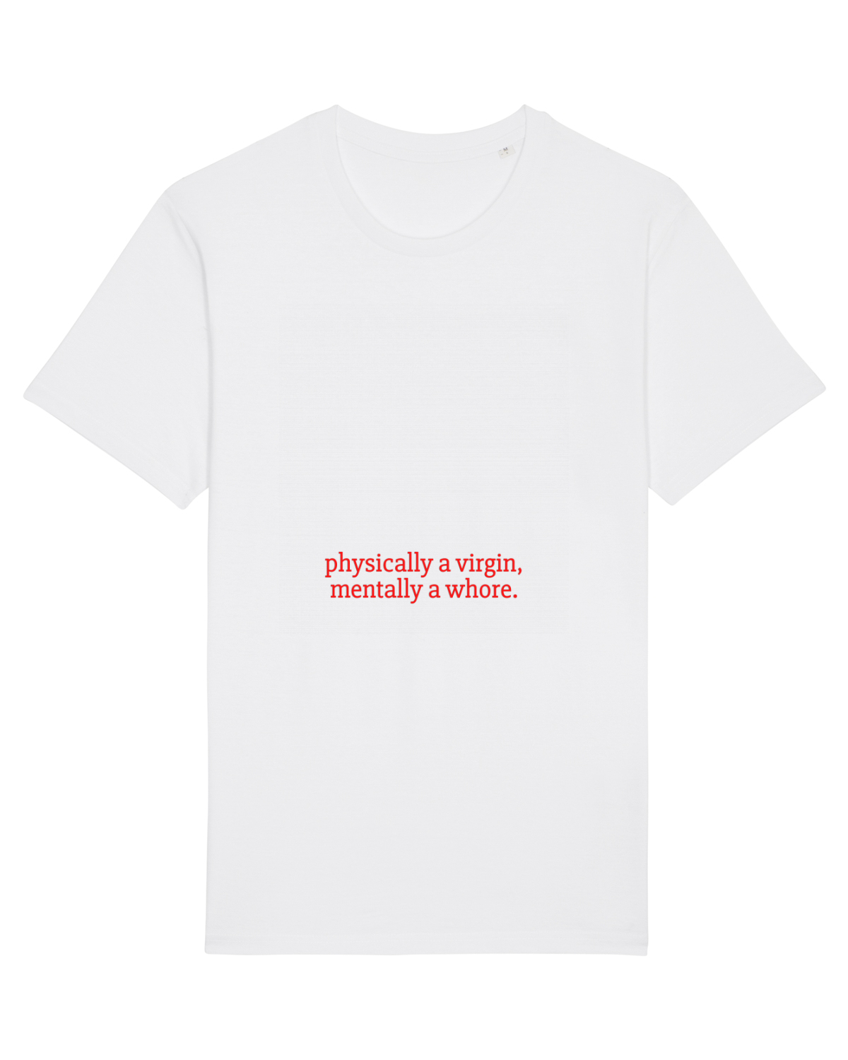 Tricou mânecă scurtă Unisex Rocker White