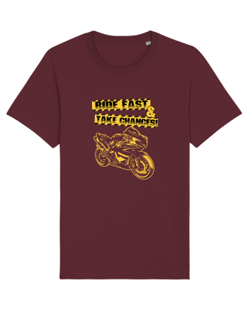 Ride fast Burgundy