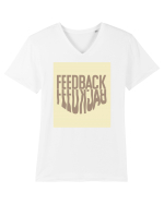 feedback 133 Tricou mânecă scurtă guler V Bărbat Presenter