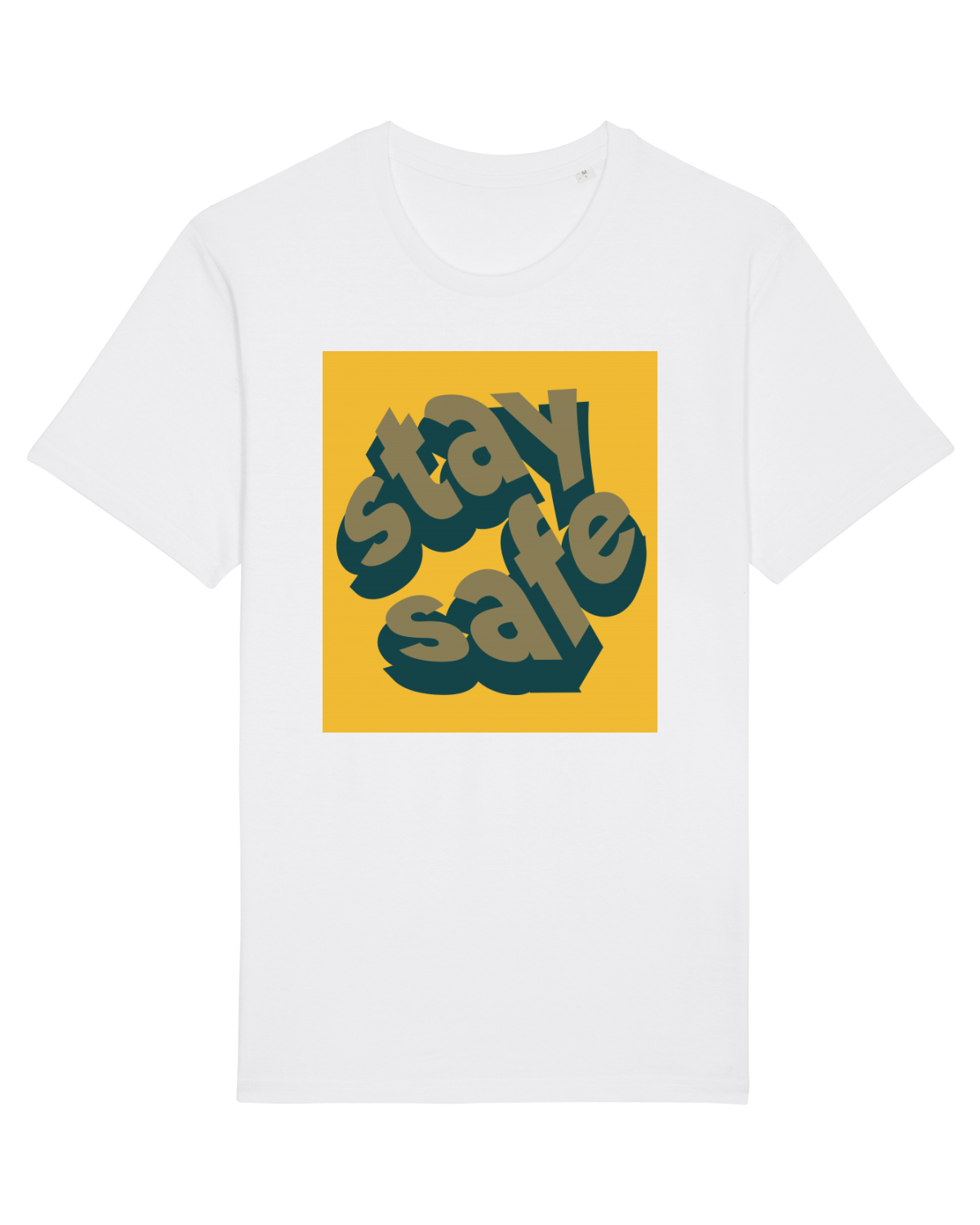 Tricou mânecă scurtă Unisex Rocker White
