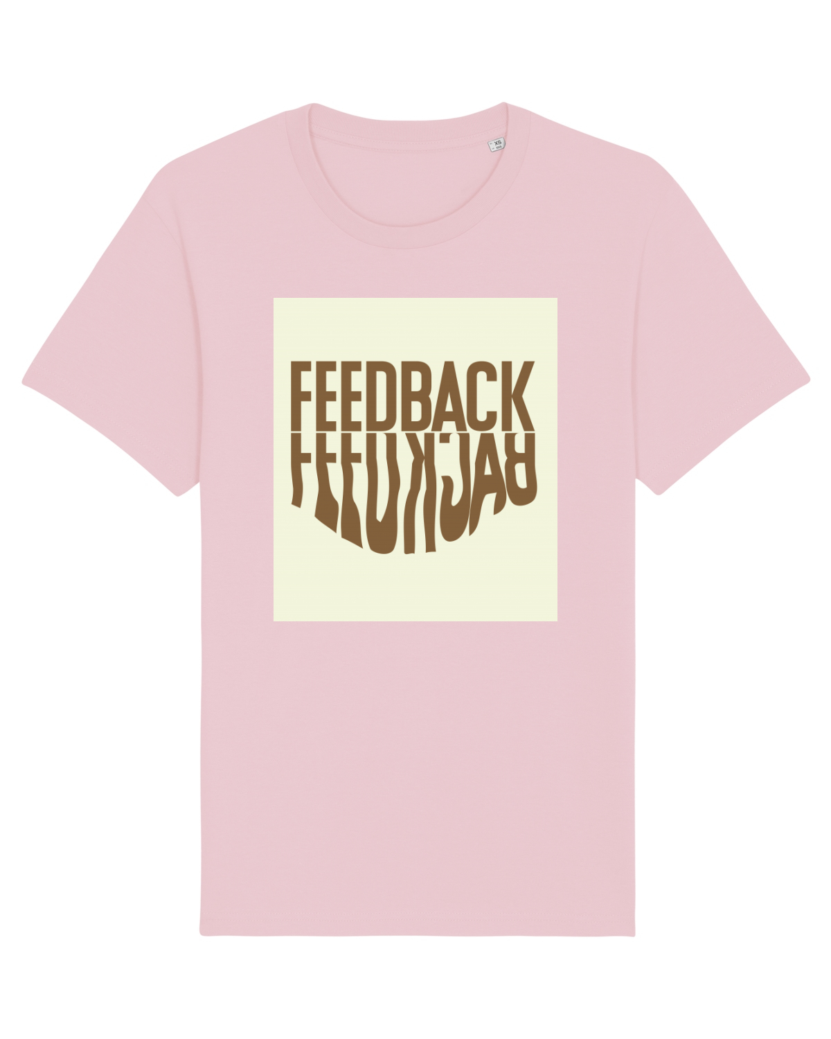Tricou mânecă scurtă Unisex Rocker Cotton Pink