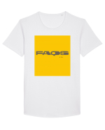 faqs 279 Tricou mânecă scurtă guler larg Bărbat Skater