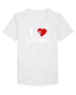 I love lifting Tricou mânecă scurtă guler larg Bărbat Skater
