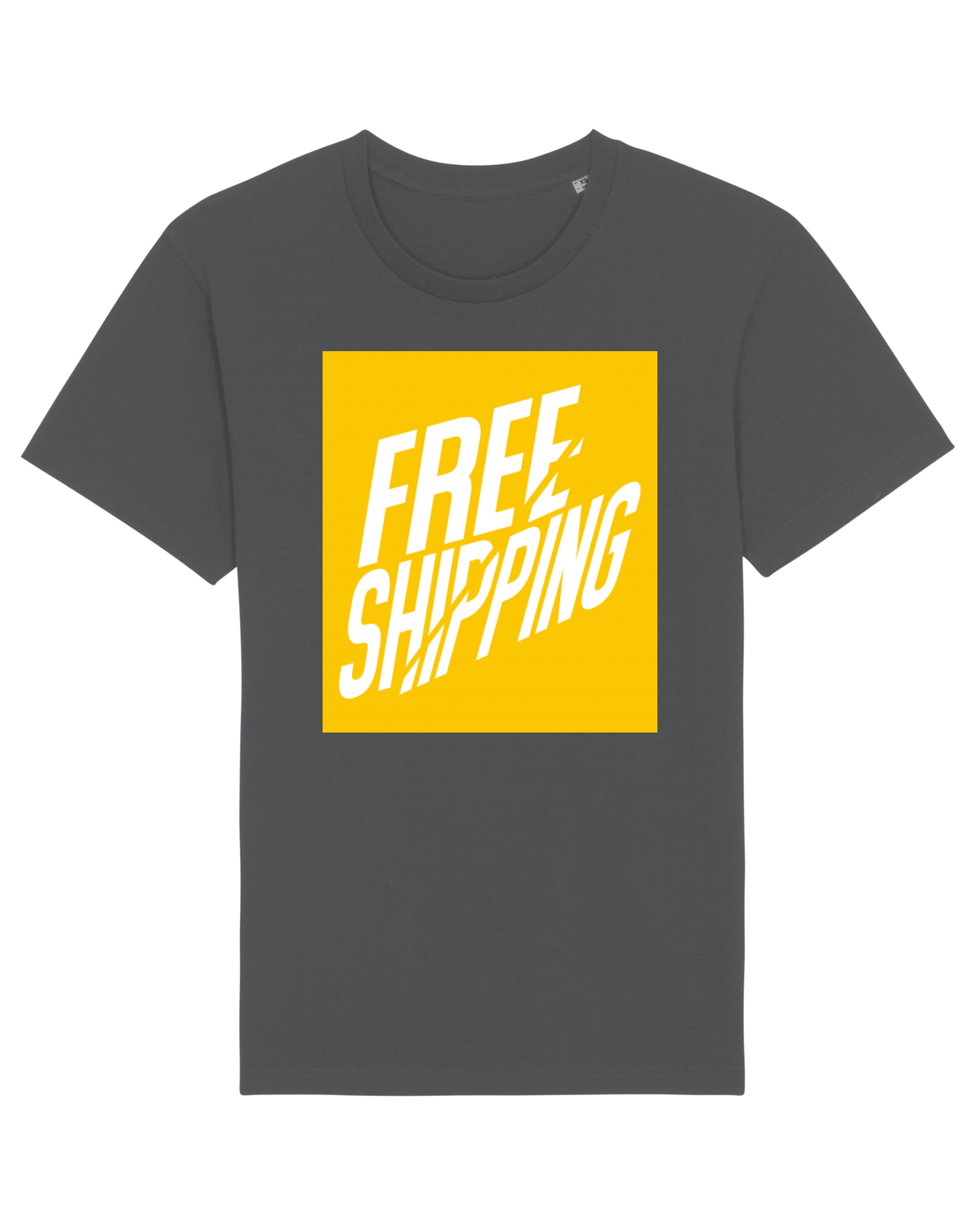 Tricou mânecă scurtă Unisex Rocker Anthracite