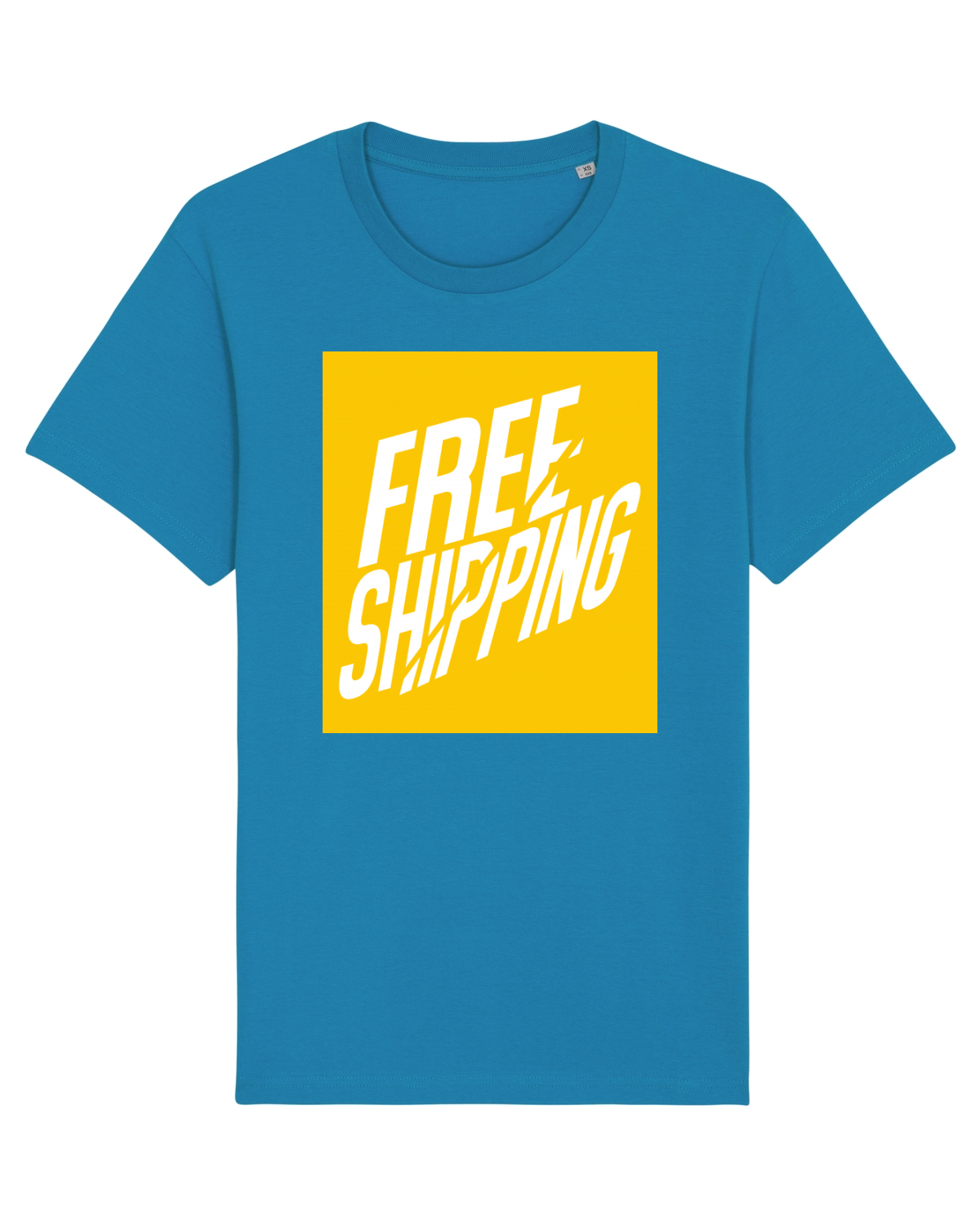 Tricou mânecă scurtă Unisex Rocker Azur