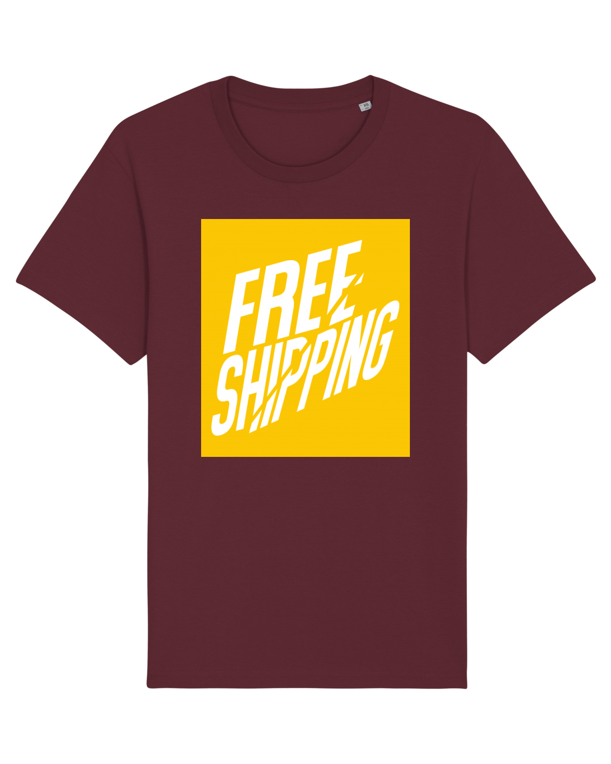 Tricou mânecă scurtă Unisex Rocker Burgundy