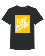 free shipping 209 Tricou mânecă scurtă guler larg Bărbat Skater