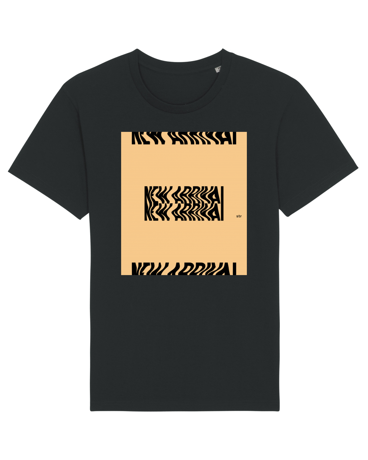 Tricou mânecă scurtă Unisex Rocker Black