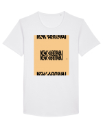 new arrival 265 Tricou mânecă scurtă guler larg Bărbat Skater