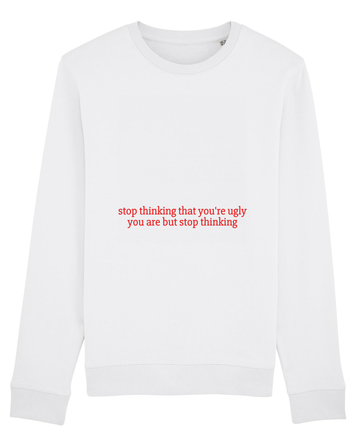 Bluză mânecă lungă Unisex Rise White