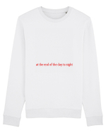 at the end of the day is night Bluză mânecă lungă Unisex Rise