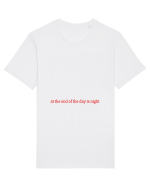 at the end of the day is night Tricou mânecă scurtă Unisex Rocker
