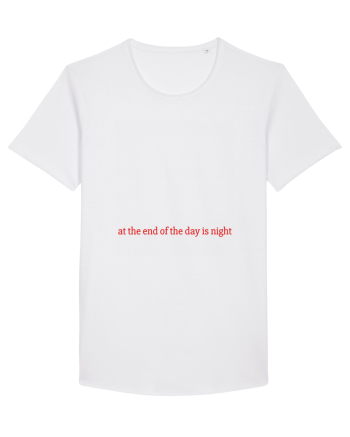 at the end of the day is night White