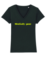 mentally gone 2 Tricou mânecă scurtă guler V Damă Evoker