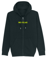 no fear  Hanorac cu fermoar Unisex Connector