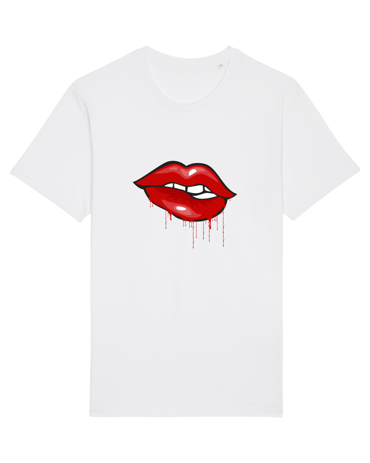 Tricou mânecă scurtă Unisex Rocker White