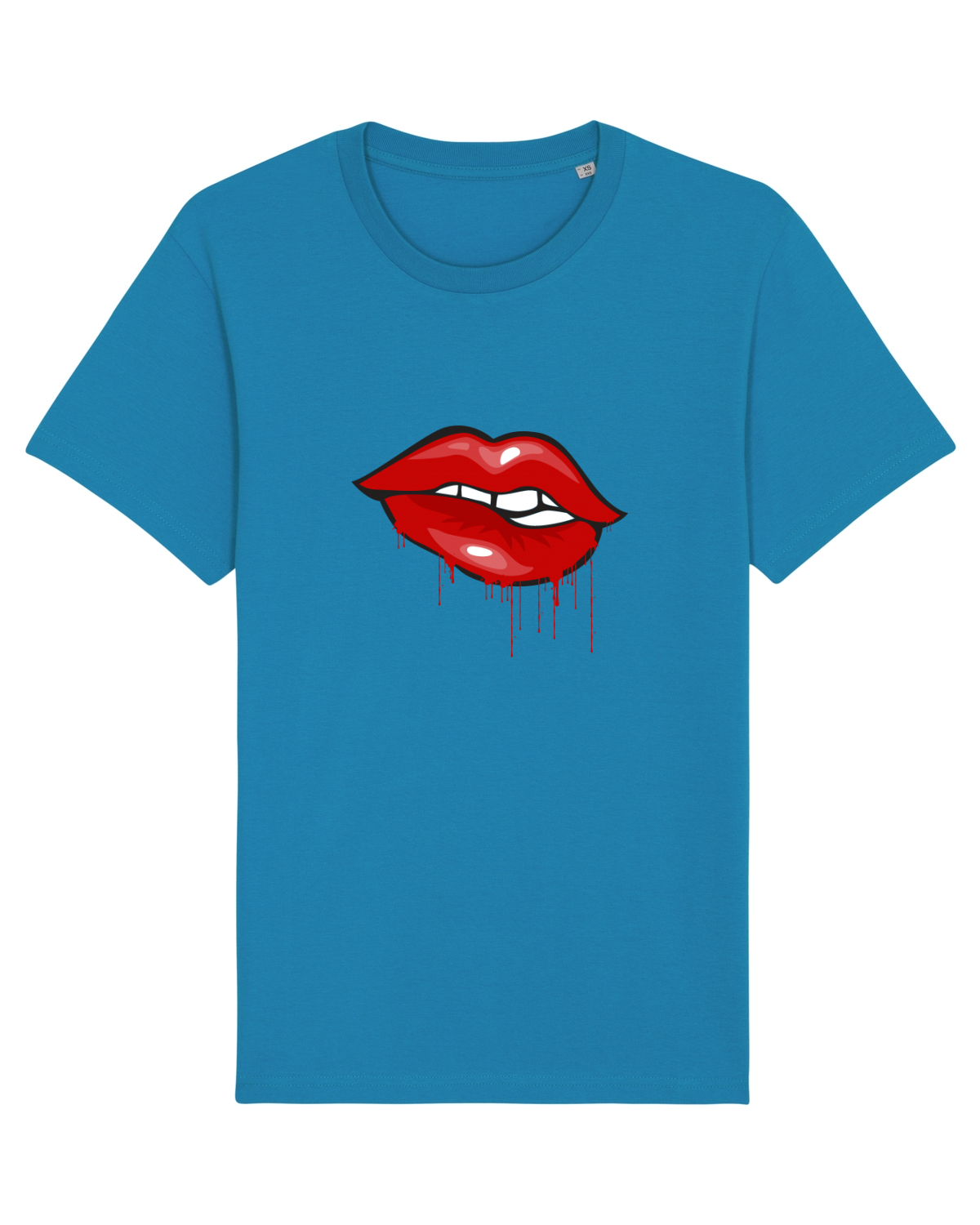 Tricou mânecă scurtă Unisex Rocker Azur