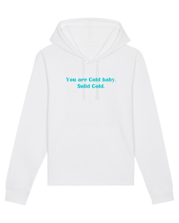 you are good baby solid gold White