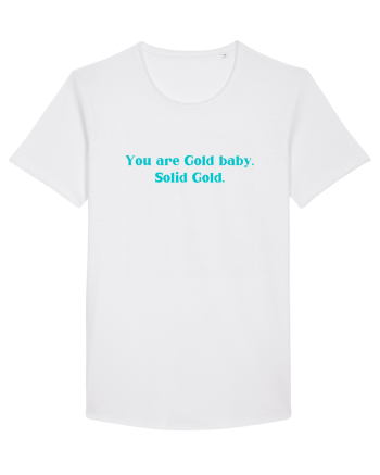 you are good baby solid gold White