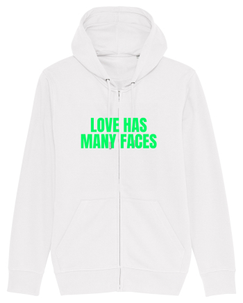 love has many faces White