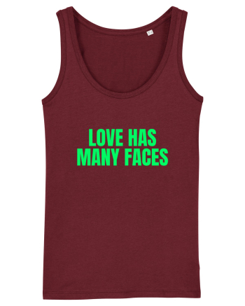 love has many faces Burgundy
