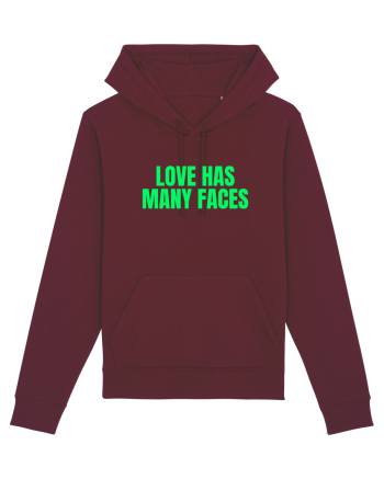 love has many faces Burgundy