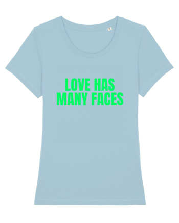 love has many faces Sky Blue