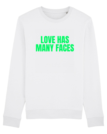 love has many faces White