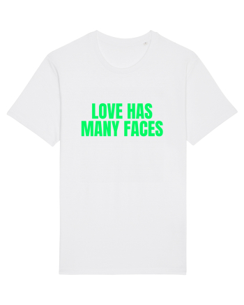 love has many faces White