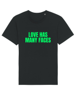 love has many faces Tricou mânecă scurtă Unisex Rocker