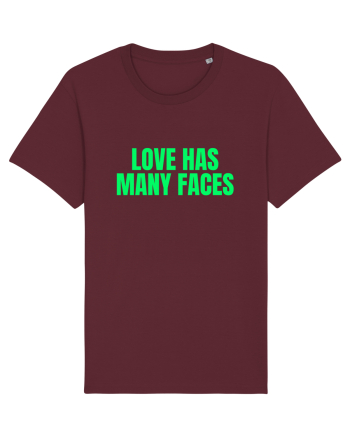 love has many faces Burgundy