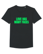 love has many faces Tricou mânecă scurtă guler larg Bărbat Skater