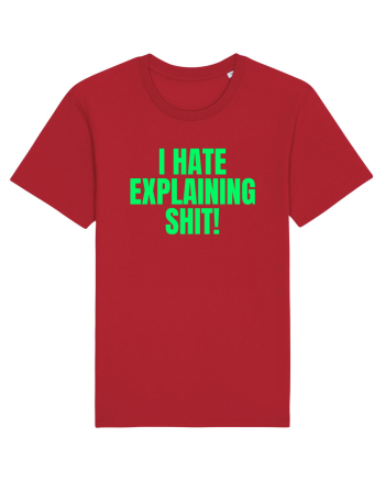 i hate explaining shit Red