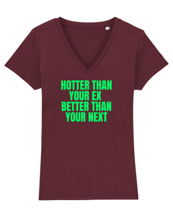 hotter than your ex ... Burgundy