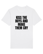 kiss the boys and make them cry Tricou mânecă scurtă Unisex Rocker