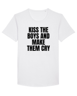kiss the boys and make them cry Tricou mânecă scurtă guler larg Bărbat Skater