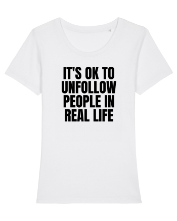 it s ok to unfollow people in real life White