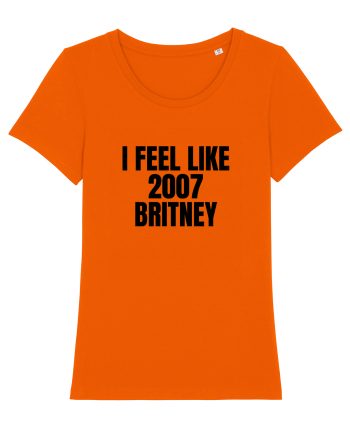 i feel like 2007 britney Bright Orange